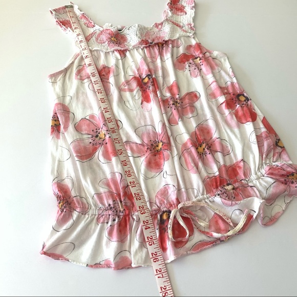 Ric Rac Anthropologie floral cinched top, large - Picture 4 of 10